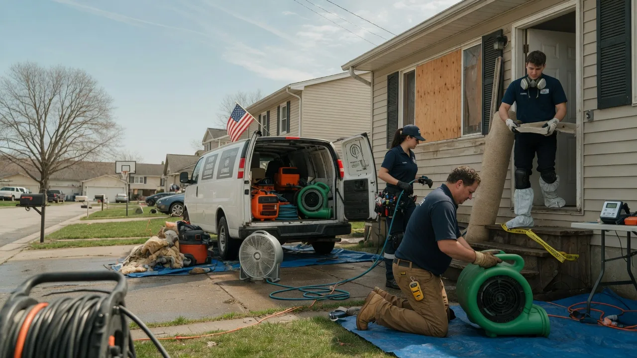 Water Damage Restoration in New Roads, LA near me